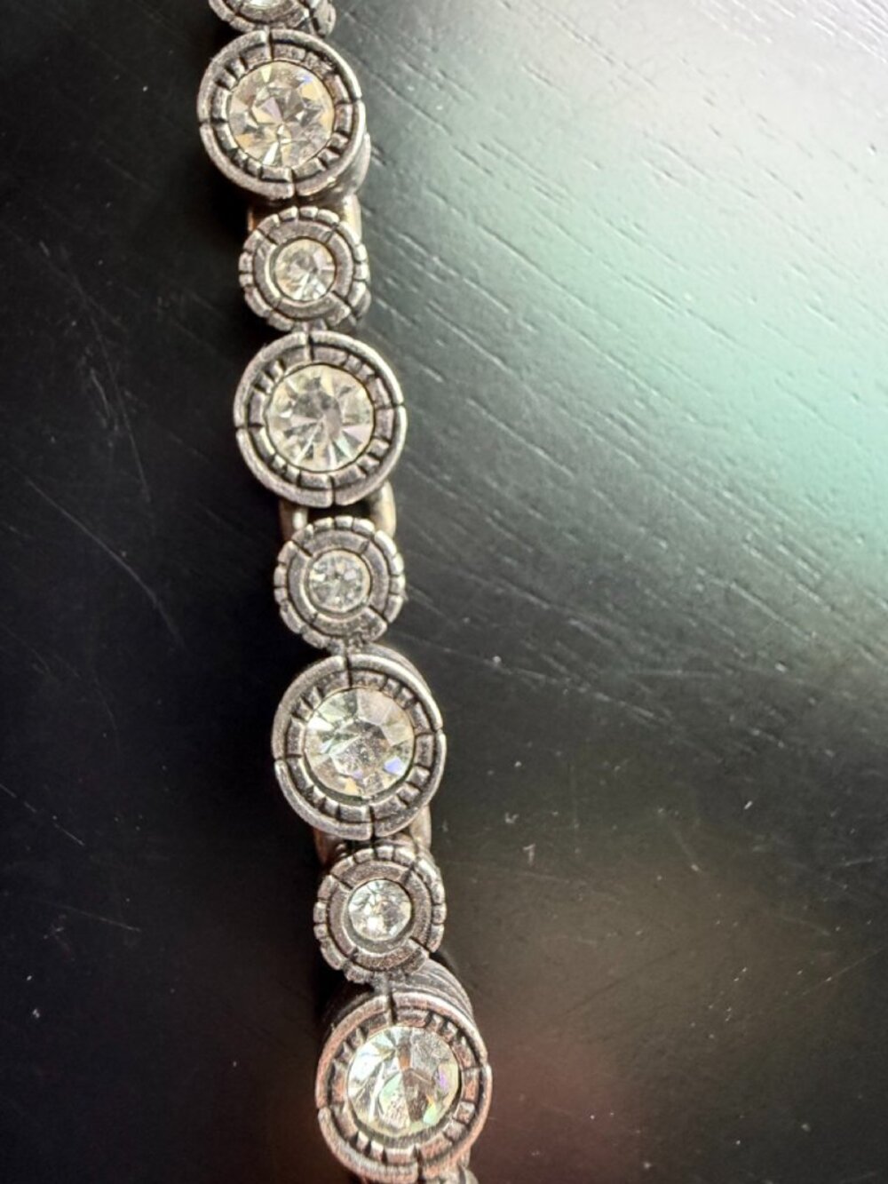 Patricia Locke clear crystal bracelet